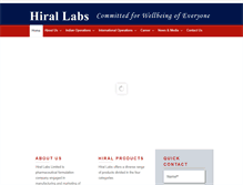 Tablet Screenshot of hirallabs.com